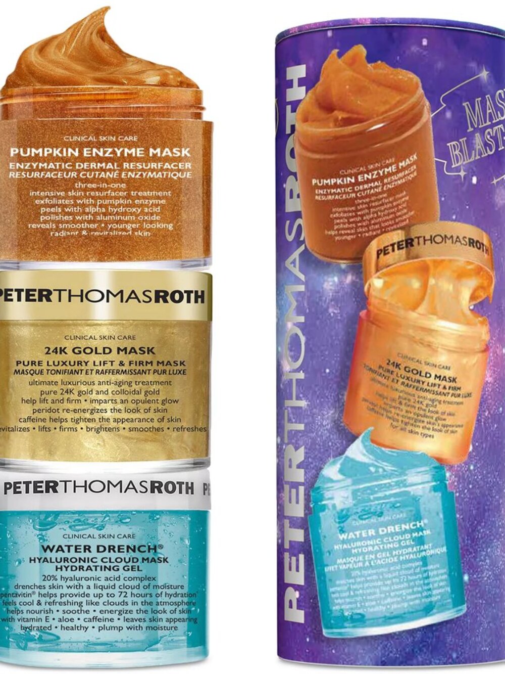 Peter Thomas Roth Mask Blast-Off 3-Piece Mask Kit